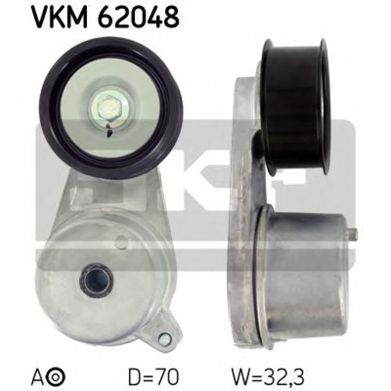 VKM 62048 SKF Ролик модуля натягувача ременя